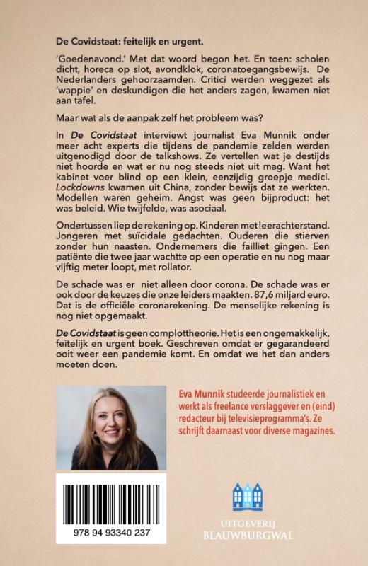 Achterkant van De Covidstaat