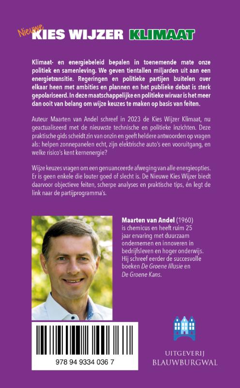 Achterkant van Nieuwe Kies Wijzer klimaat