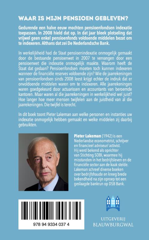 Achterkant van Waar is mijn pensioen gebleven?!