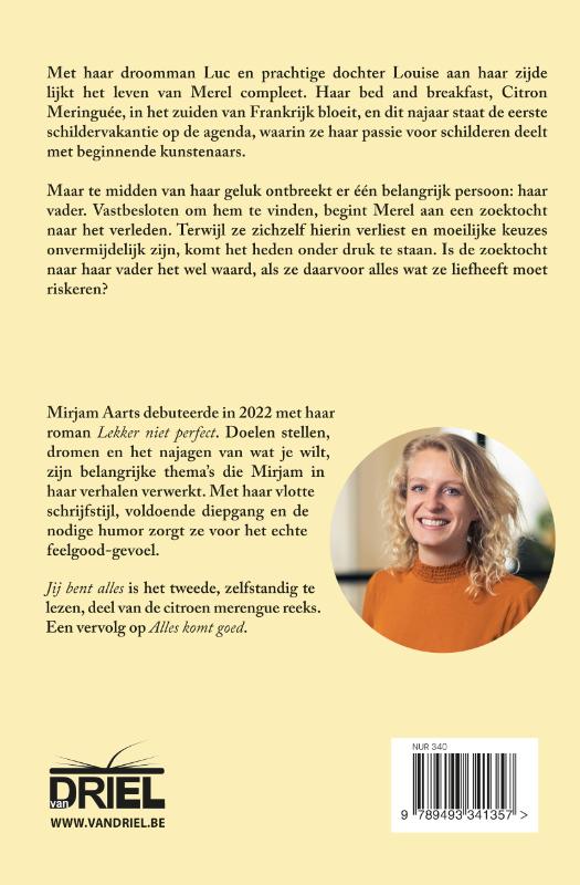 Achterkant van Jij bent alles