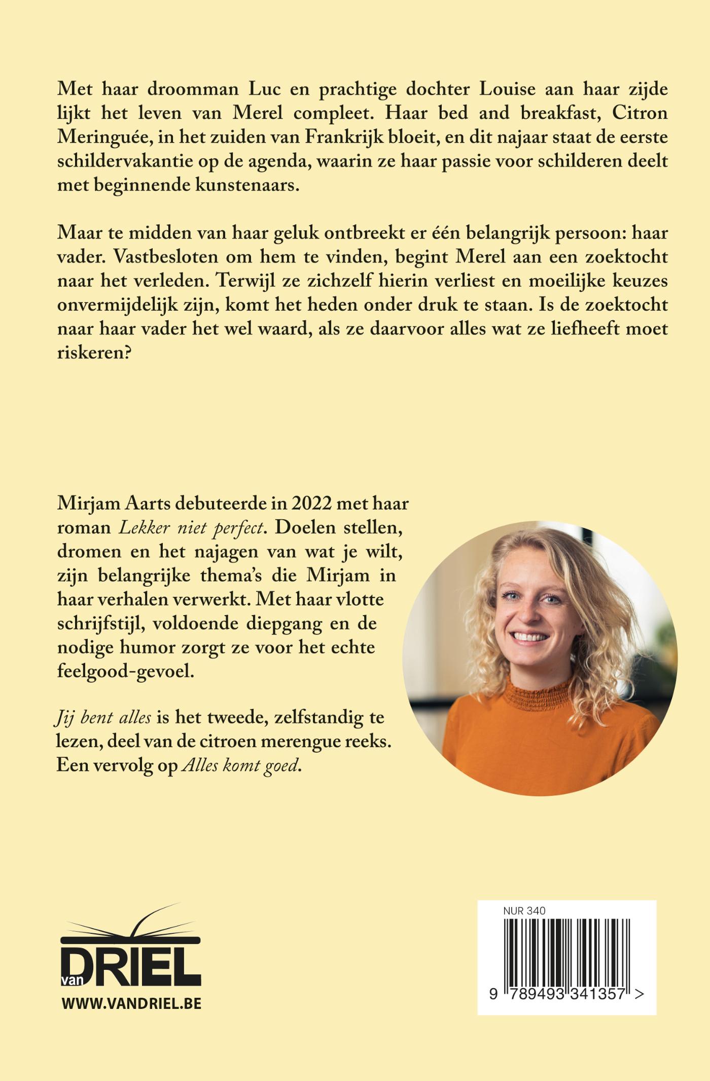Achterkant van Jij bent alles