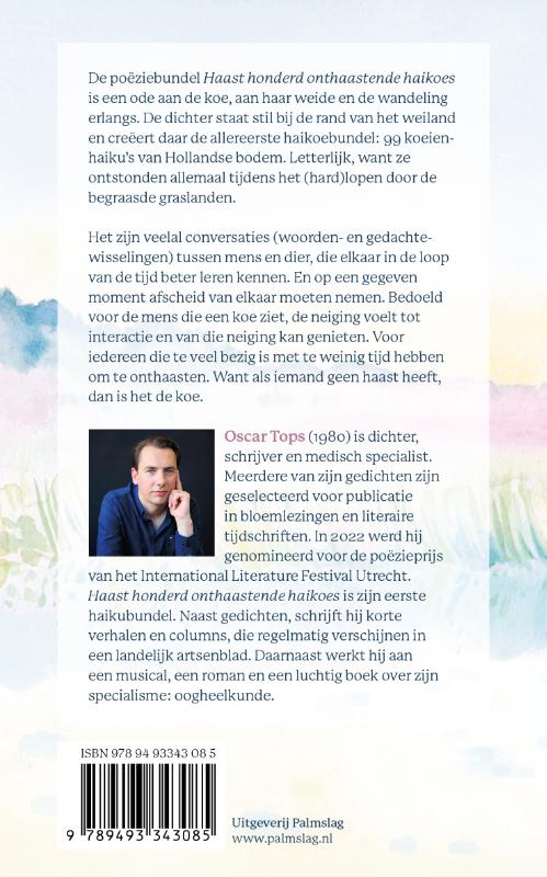 Achterkant van Haast honderd onthaastende haikoes