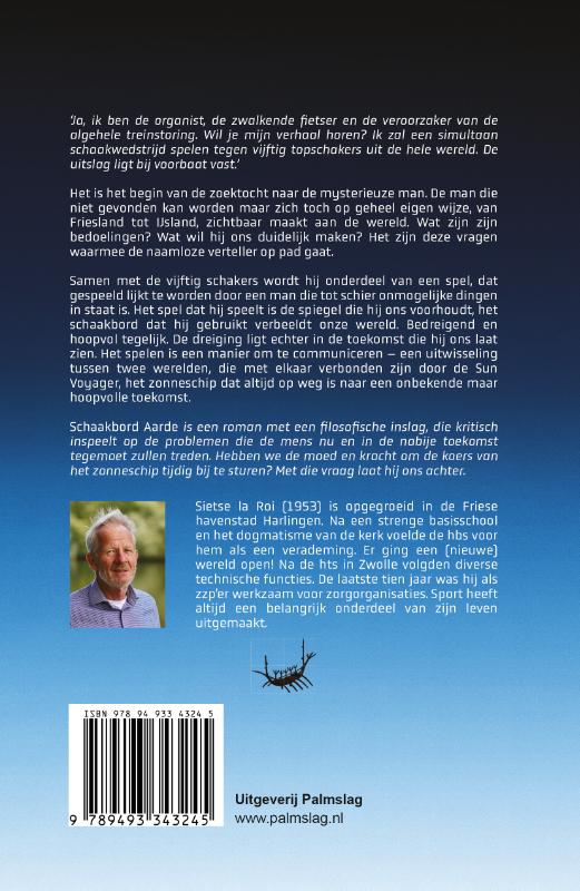 Achterkant van Schaakbord Aarde