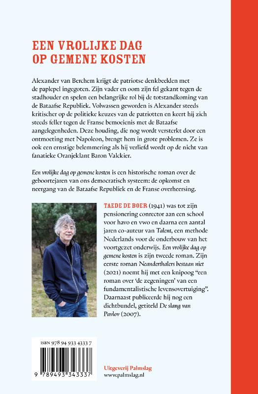 Achterkant van Een vrolijke dag op gemene kosten