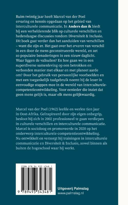 Achterkant van Anders dan ik