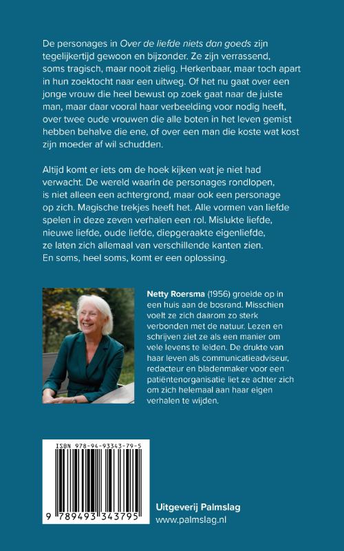 Achterkant van Over de liefde niets dan goeds