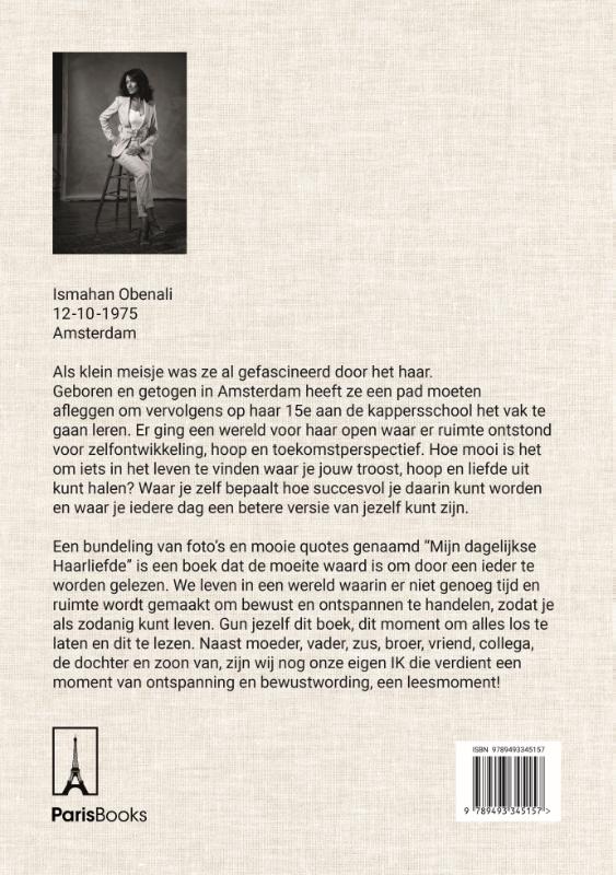 Achterkant van Mijn dagelijkse haarliefde