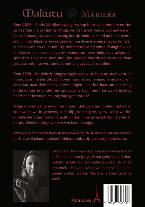 Achterkant van Makutu - Marieke