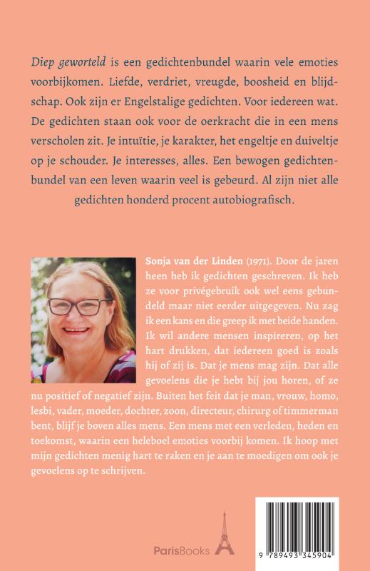 Achterkant van Diep geworteld