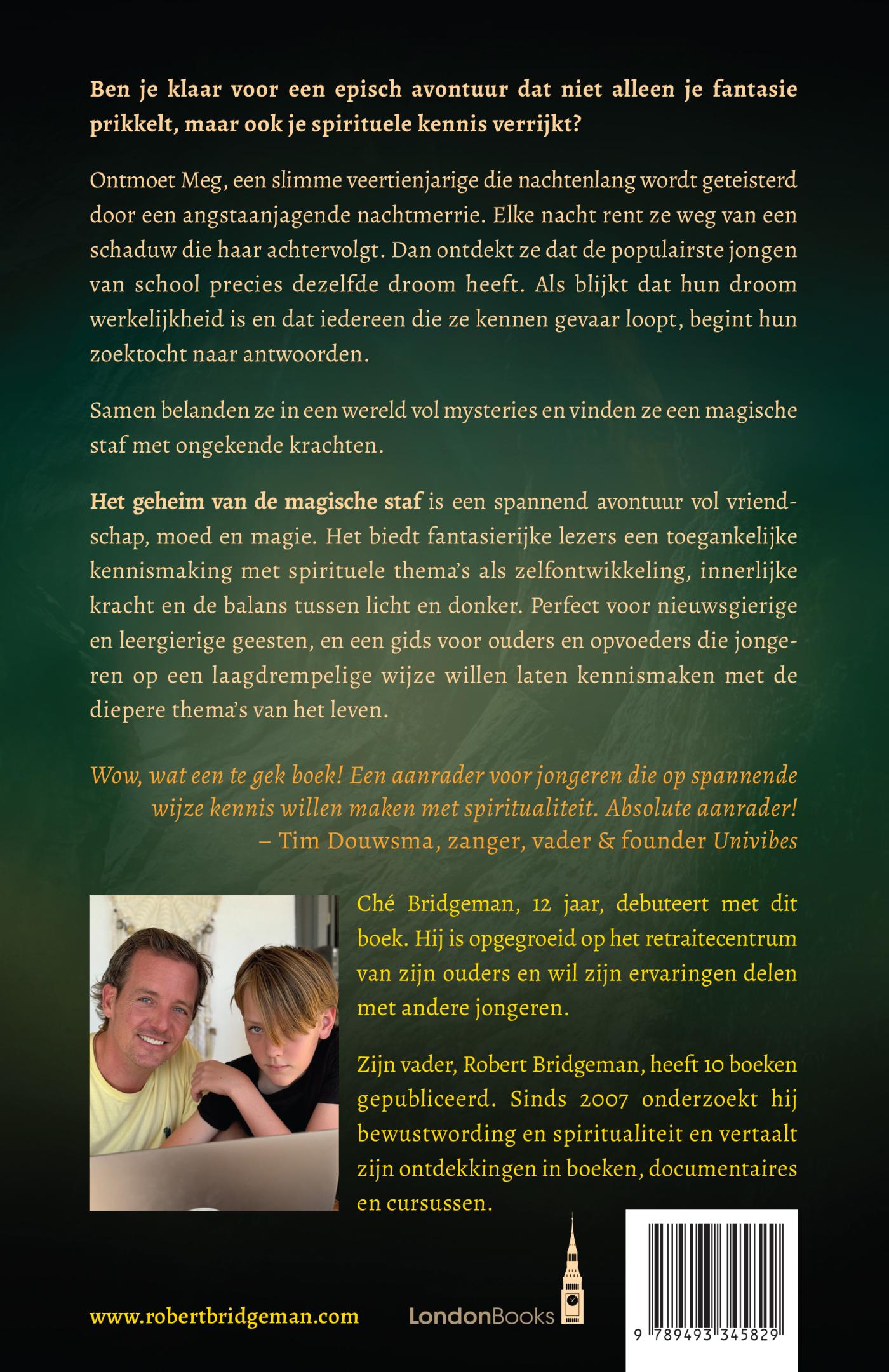 Achterkant van Het geheim van de magische staf