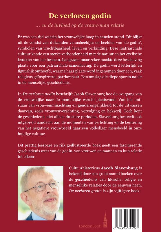 Achterkant van De verloren godin