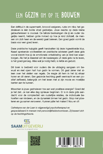 Achterkant van Een gezin om op te bouwen
