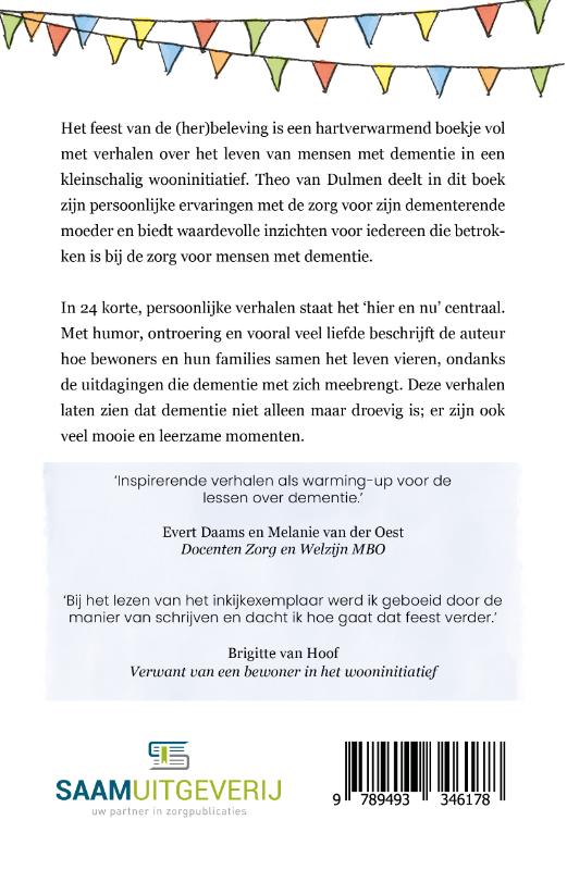 Achterkant van Het feest van de (her)beleving