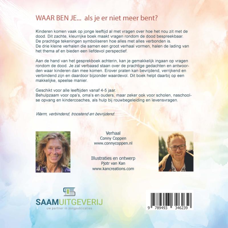 Achterkant van Waar ben je als je er niet meer bent?