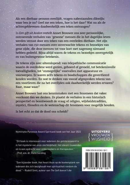 Achterkant van Een gift uit Avalon
