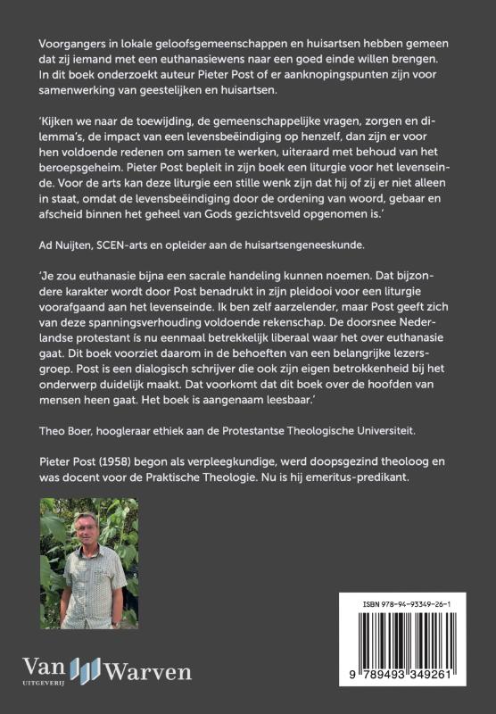 Achterkant van Samen het sterven vieren