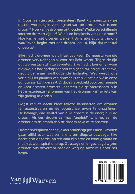 Achterkant van Oogst van de nacht