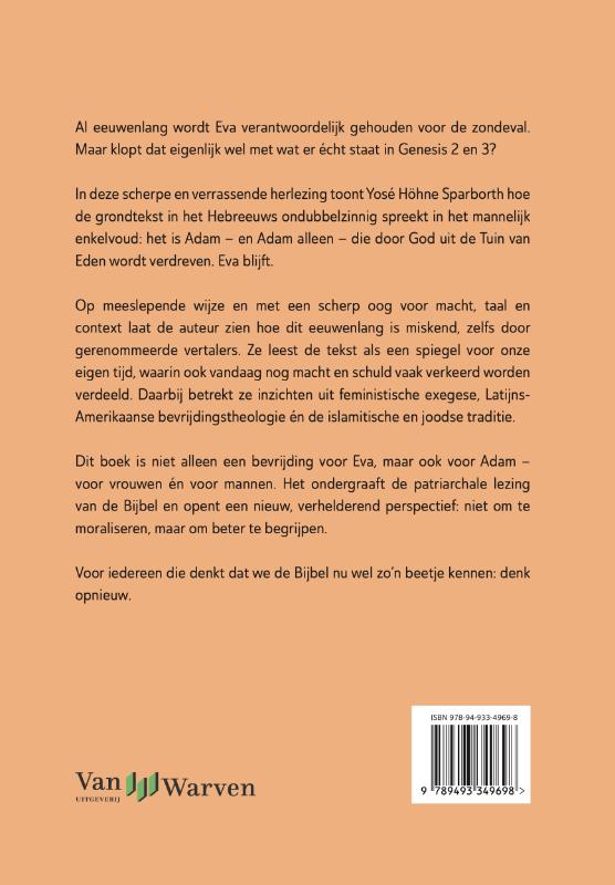 Achterkant van Eva, wat heb je gedaan?