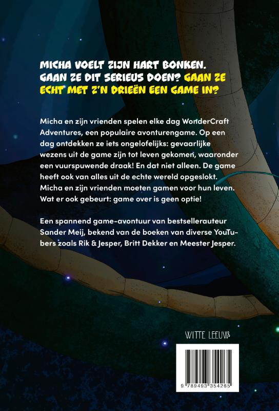 Achterkant van Mystery Gamers