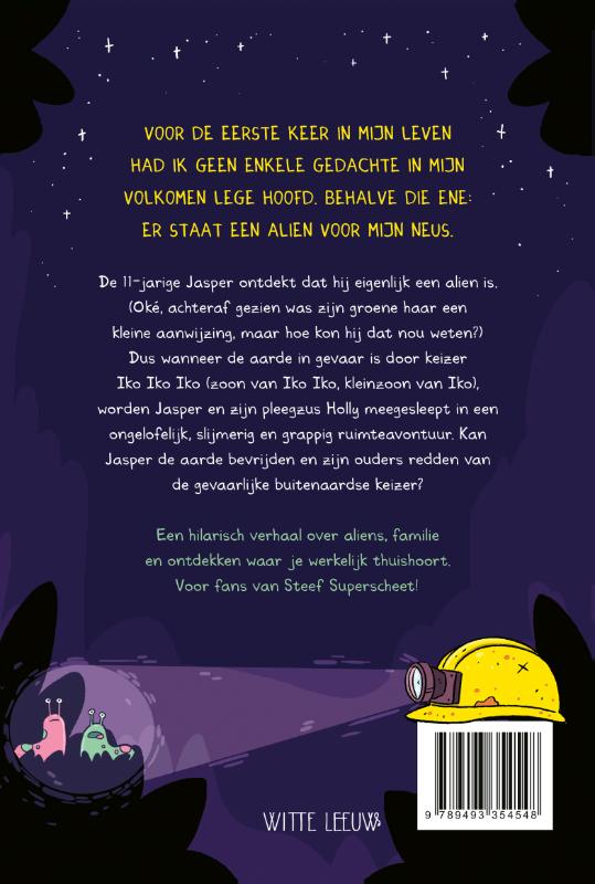 Achterkant van Oeps, ik ben alien!