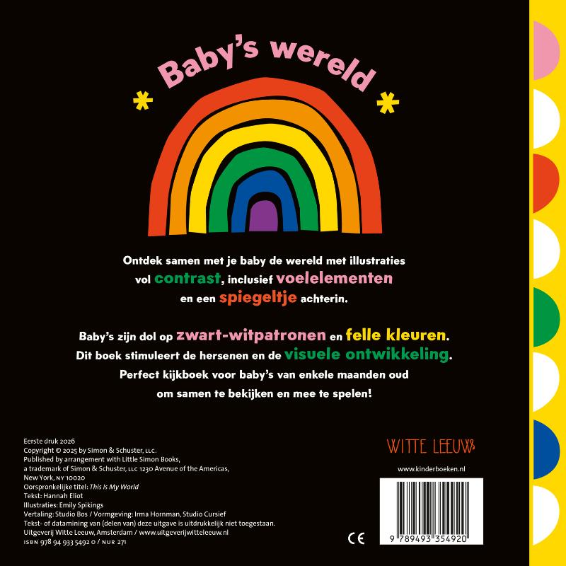 Achterkant van Baby's wereld