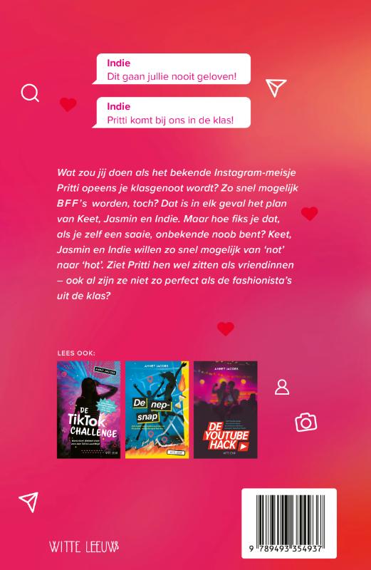 Achterkant van Insta Girls