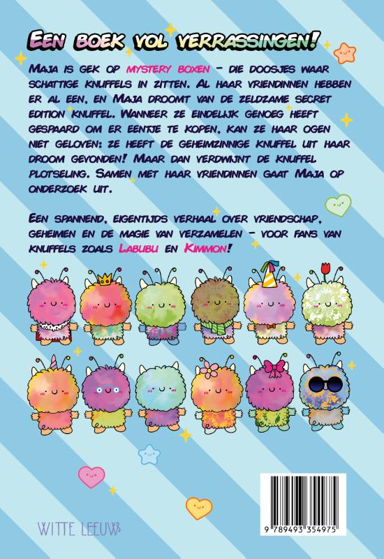 Achterkant van Het monstertje uit mijn mystery box