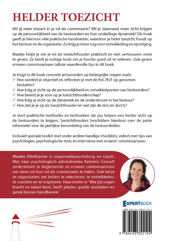 Achterkant van Helder toezicht