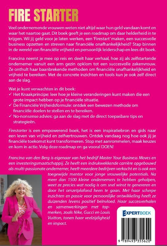 Achterkant van FIRESTARTER