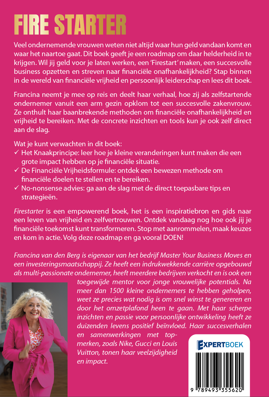 Achterkant van Firestarter