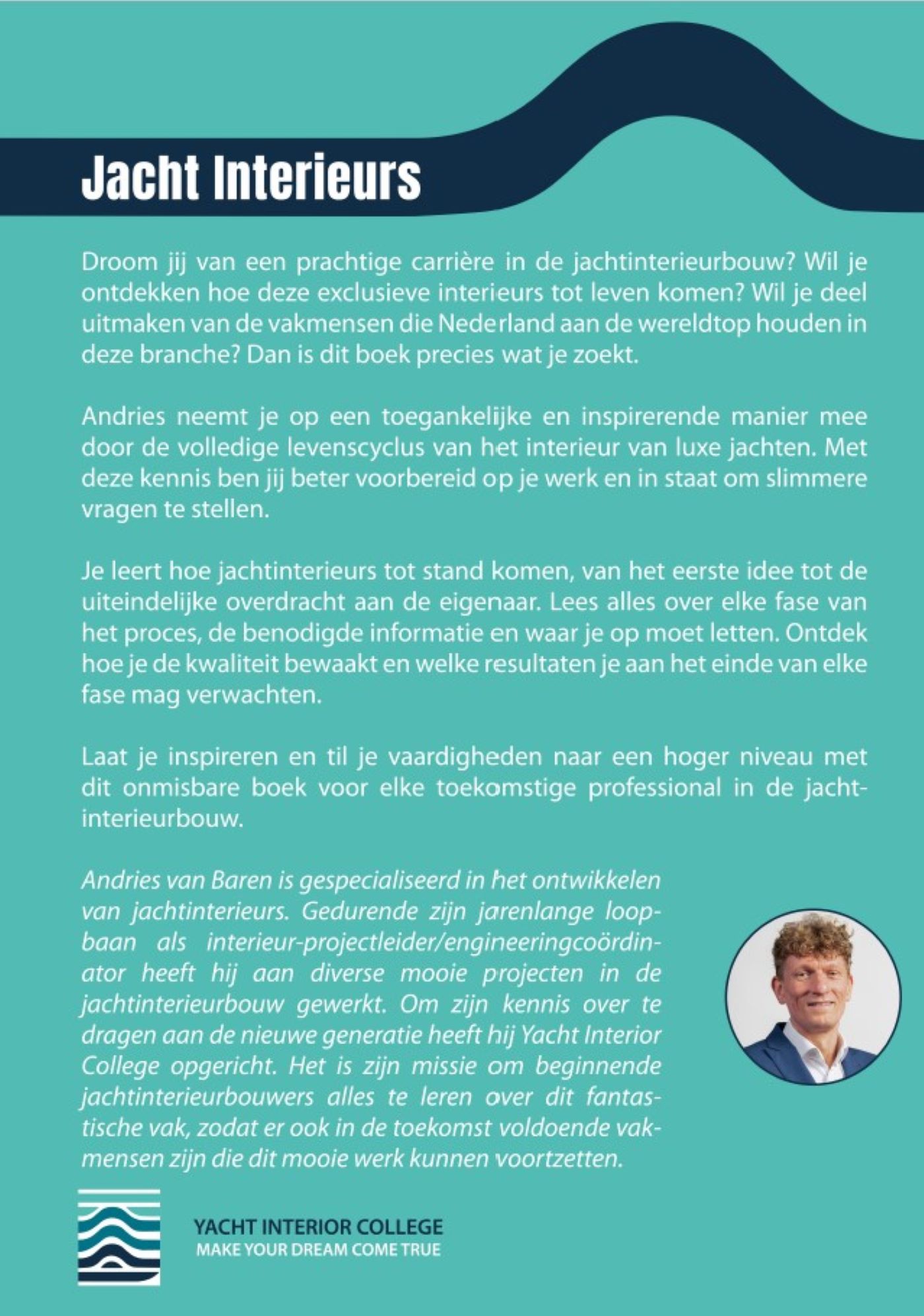 Achterkant van Jachtinterieurs
