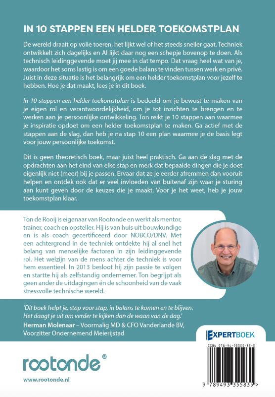 Achterkant van In 10 stappen een helder toekomstplan