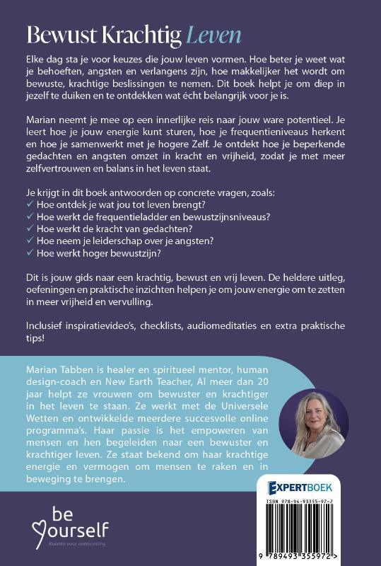 Achterkant van Bewust krachtig leven