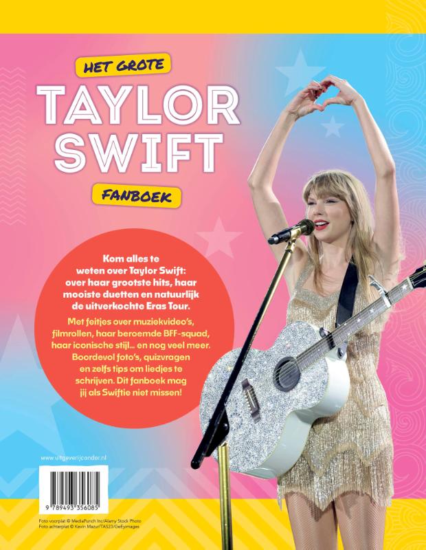 Achterkant van Het grote Taylor Swift fanboek