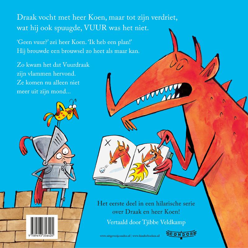 Achterkant van De draak met de knallende kont