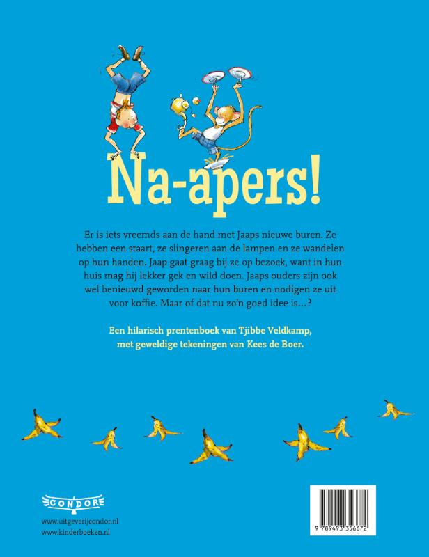 Achterkant van Na-apers!