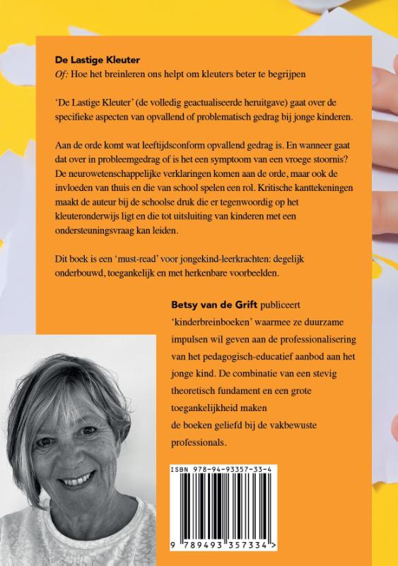 Achterkant van De lastige kleuter
