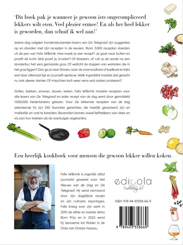 Achterkant van De lekkerste recepten van de dag