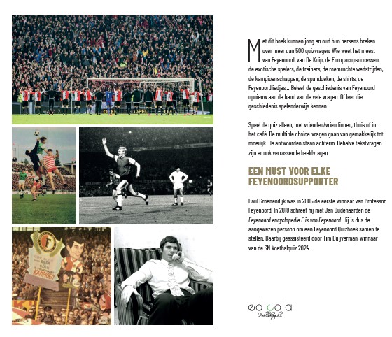 Achterkant van Feyenoord Quizboek