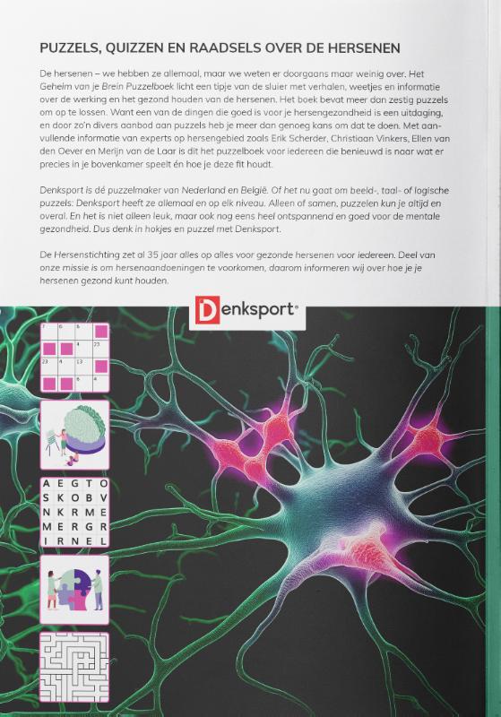 Achterkant van Het Geheim van je Brein Puzzelboek
