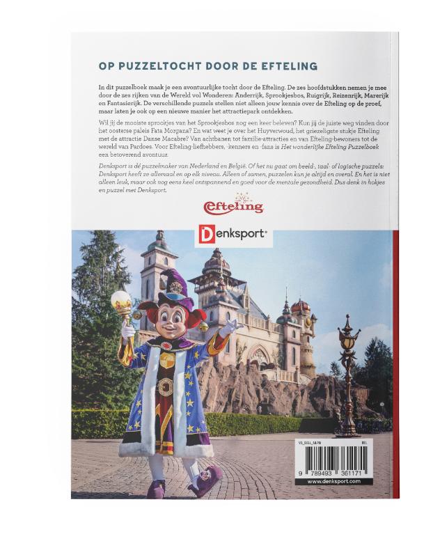 Achterkant van Het wonderlijke Efteling Puzzelboek