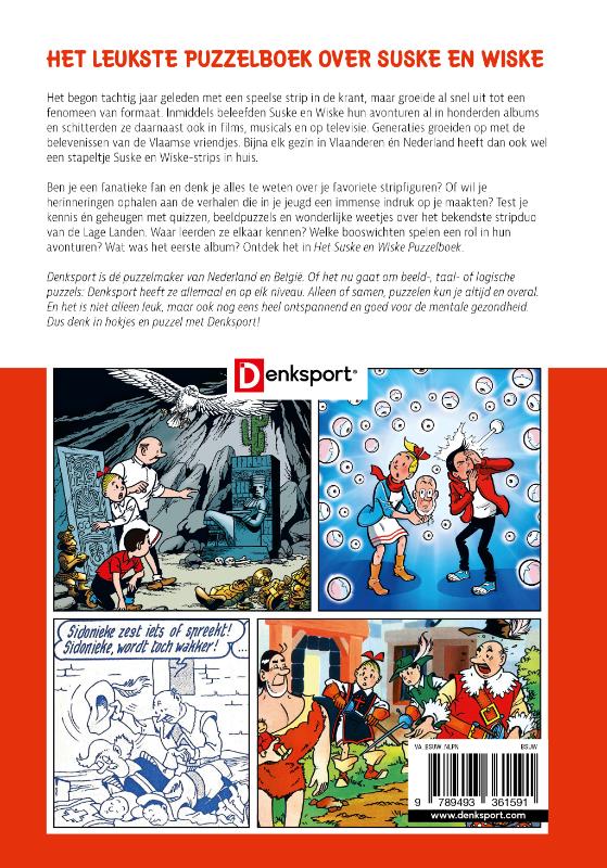 Achterkant van Suske en Wiske