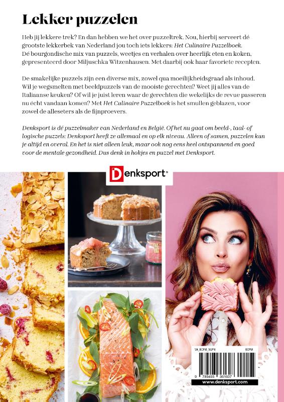 Achterkant van Het Culinaire puzzelboek