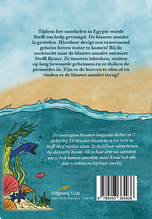 Achterkant van Steffi en de blauwe amulet