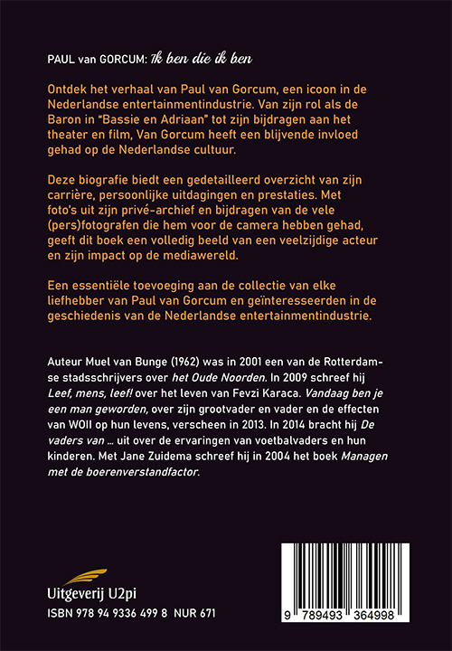 Achterkant van Ik ben die ik ben, Paul van Gorcum