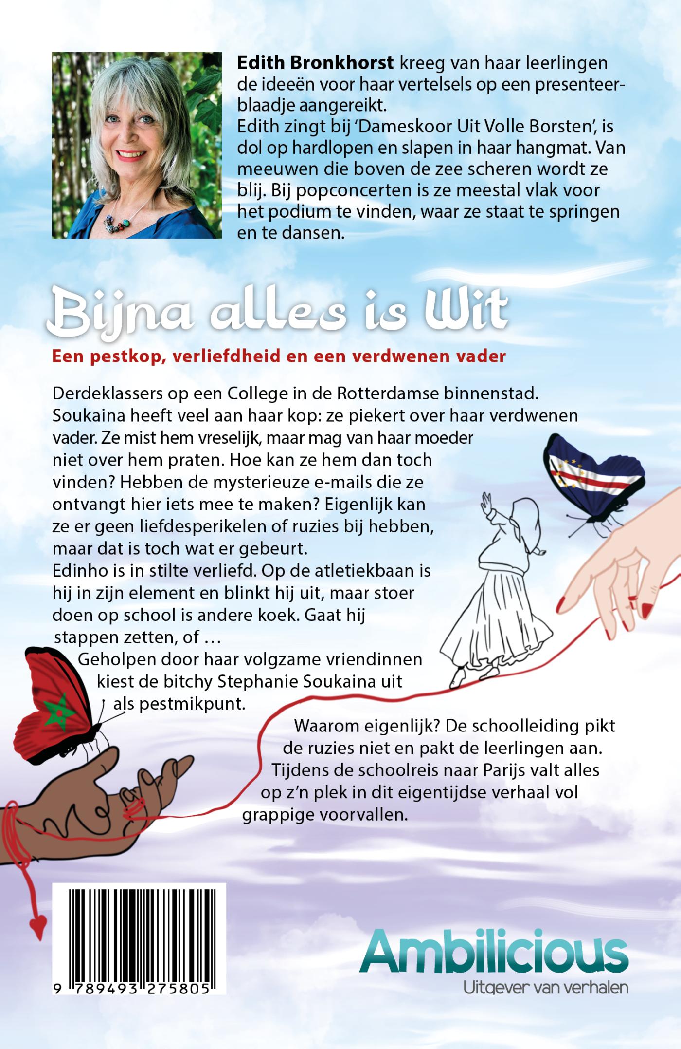 Achterkant van Bijna alles is wit