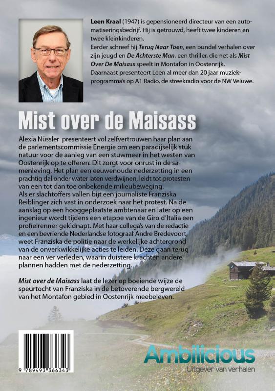 Achterkant van Mist over de Maisass