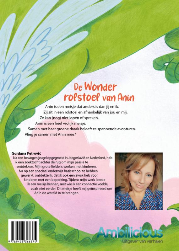 Achterkant van De wonderrolstoel van Anin