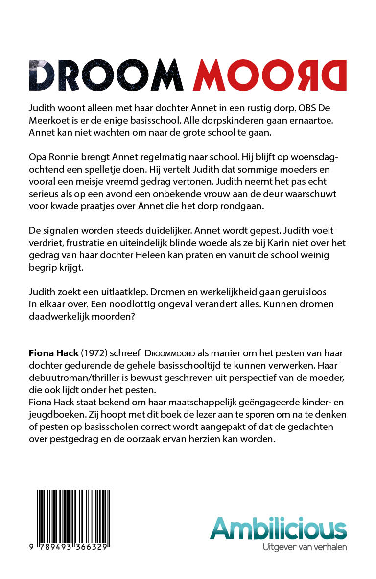 Achterkant van Droommoord