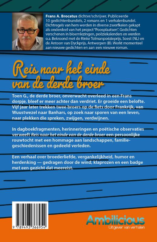 Achterkant van Reis naar het einde van de derde broer